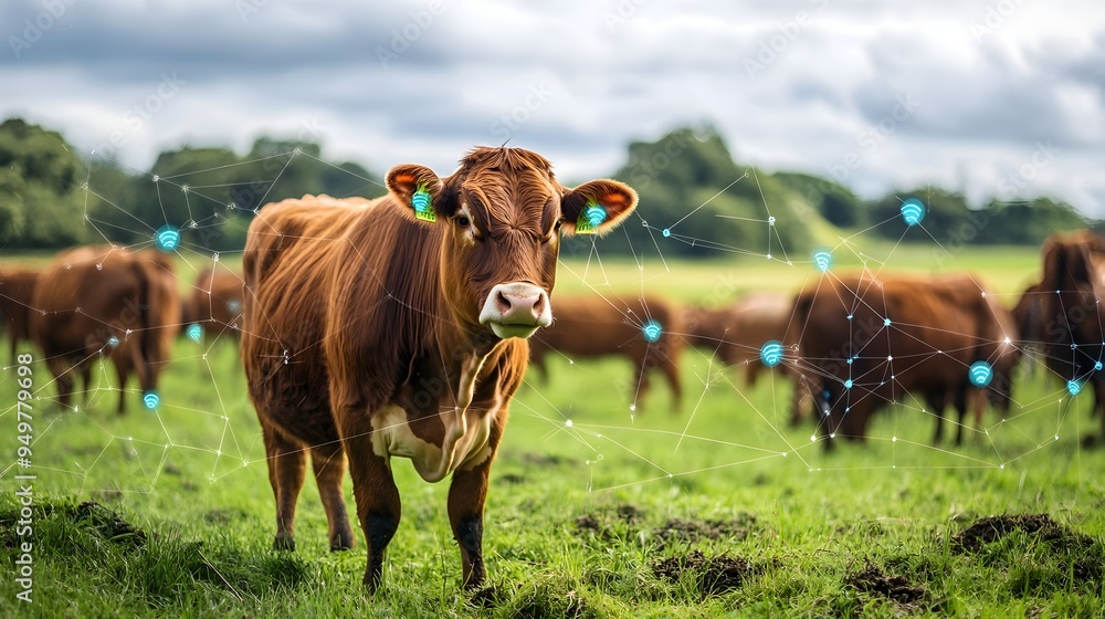 Poster innovative iot enabled animal husbandry system with real time data collection and analytics for impr