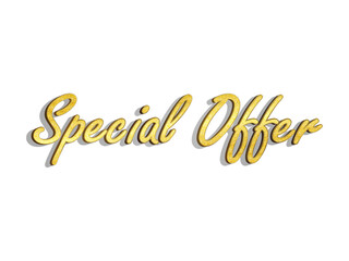 Set of color special offer buttons or badges. Vector illustration.