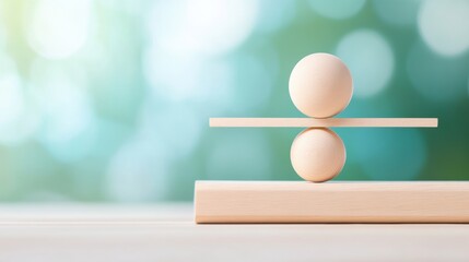 A visual representation of a balanced equation, symbolizing the careful consideration of risk and reward in decision making.