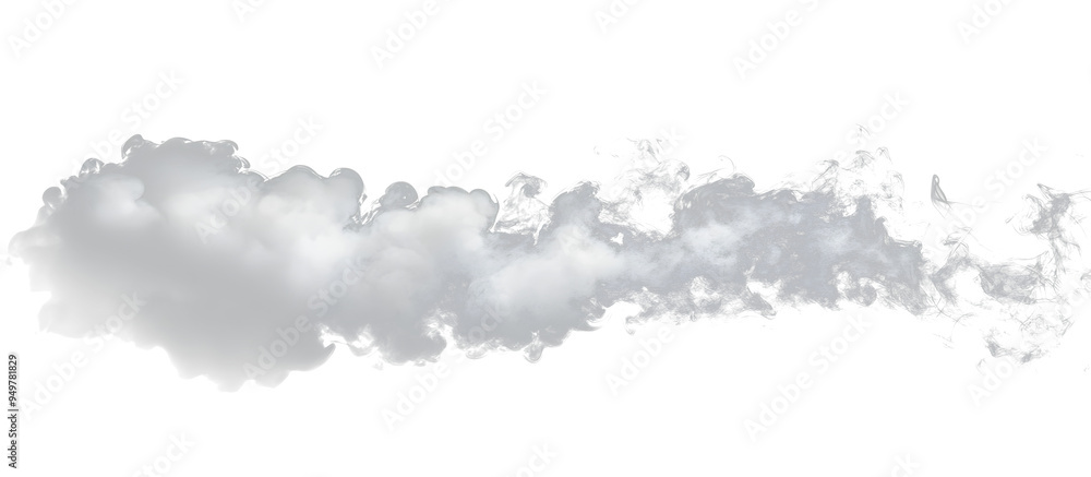 Aufkleber white smoke against a black background. copy space image. place for adding text and design