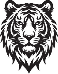 Tiger head vector style logo icon