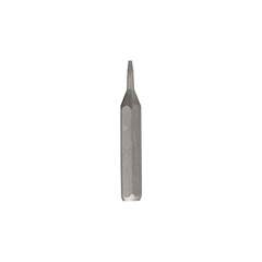 Iron bit for screwdriver and drill on Isolated on a white background close-up