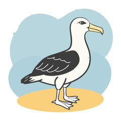 Albatross design and vector art.