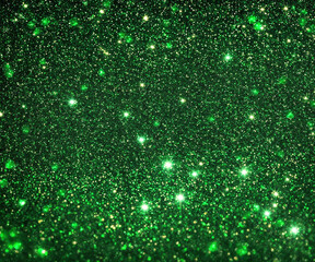 Green Glitter Graphics Wallpaper, Generative AI