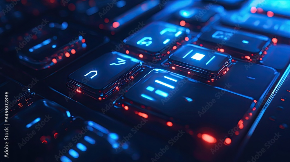 Poster password or security code to protect personal data online, internet security