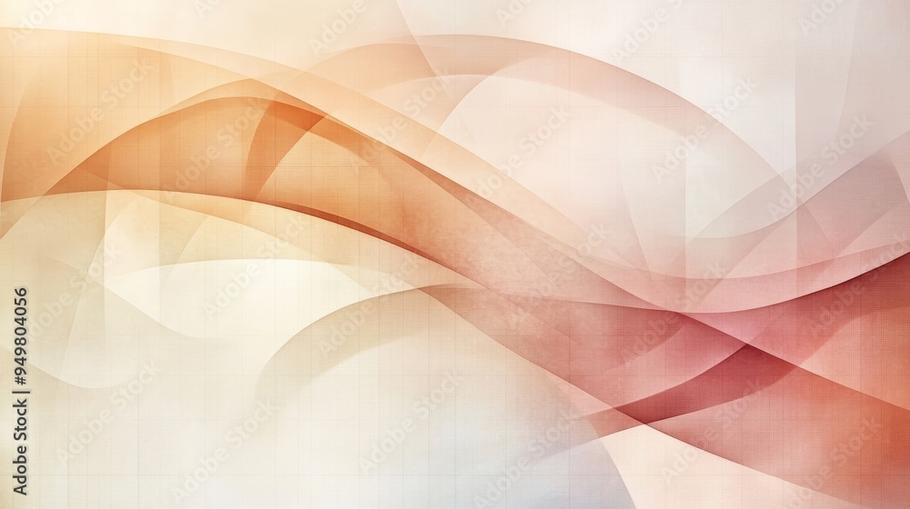 Poster elegant abstract background with soft, flowing waves in warm tones, perfect for creative projects an