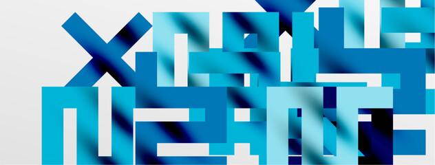 Colorful squares, lines minimal abstract background. Vector Illustration For Wallpaper, Banner, Background, Card, Book Illustration, landing page