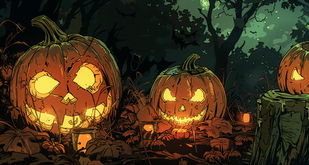 vector illustration for halloween background
