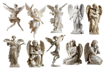 PNG angel statue