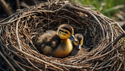 baby in nest