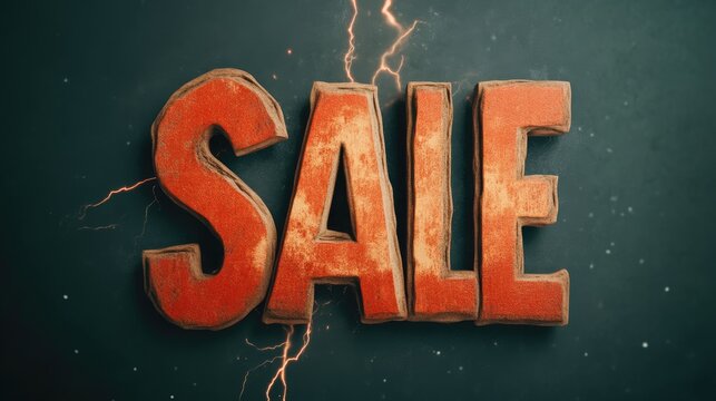 Bold Flash Sale Announcement with Dramatic Explosion Background - Powered by Adobe