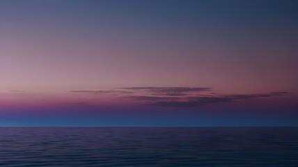 Fototapeta premium A serene view of sunrise and sunset over the ocean with vibrant reflections and colorful skies