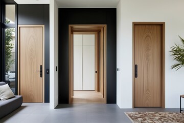Minimalistic Door Designs for Entry and Exit: A Stylish Collection for Modern Home Interiors