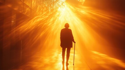 Symbolic Silhouette Representing Equality and Support