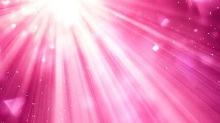 Abstract Pink Light Rays Background