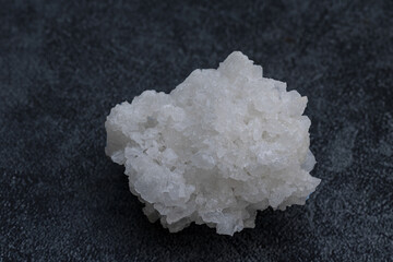 macro shot of sea salt crystals