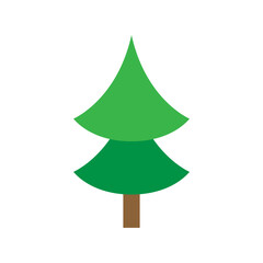 Fototapeta premium Tree icon vector. Plant illustration sign. Garden symbol or logo.