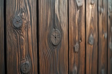 Rustic Wooden Texture with Deep Brown Tones and Elongated Grain Patterns, Perfect for Backgrounds, Design Projects, and Natural-Inspired Themes