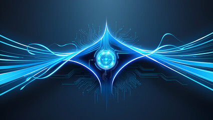 abstract blue background with stars