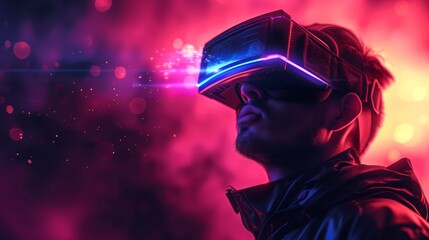 Immersive Virtual Reality Experience with Headset