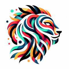 geometric Wolf design