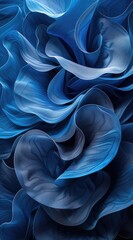 Obraz premium 3d black and blue abstract wallpaper