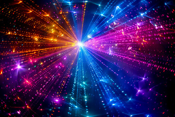 Fototapeta premium Lasershow