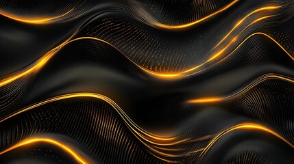 Naklejka premium Abstract Geometric Pattern with Neon Lights