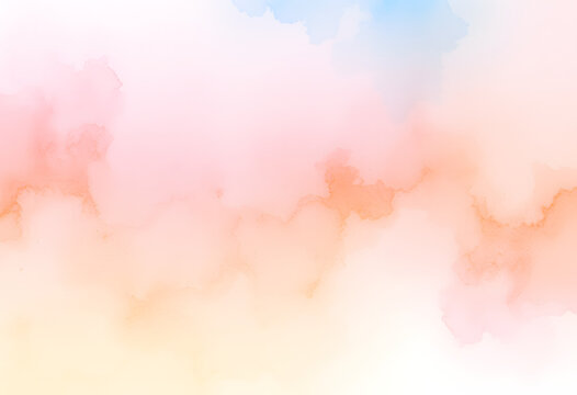 Watercolor wash colorfull. 