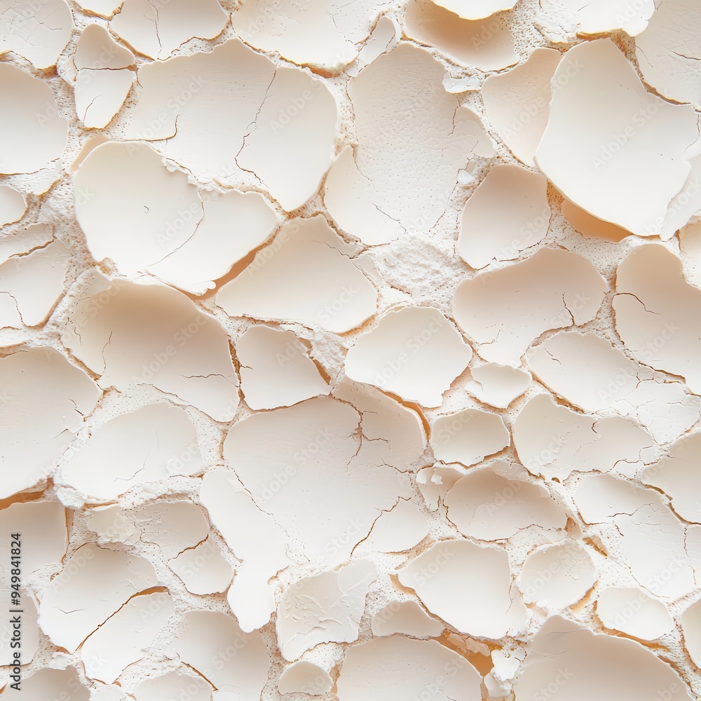 Poster a macro shot of the delicate surface of a speckled eggshell texture reveals its fragility up close.
