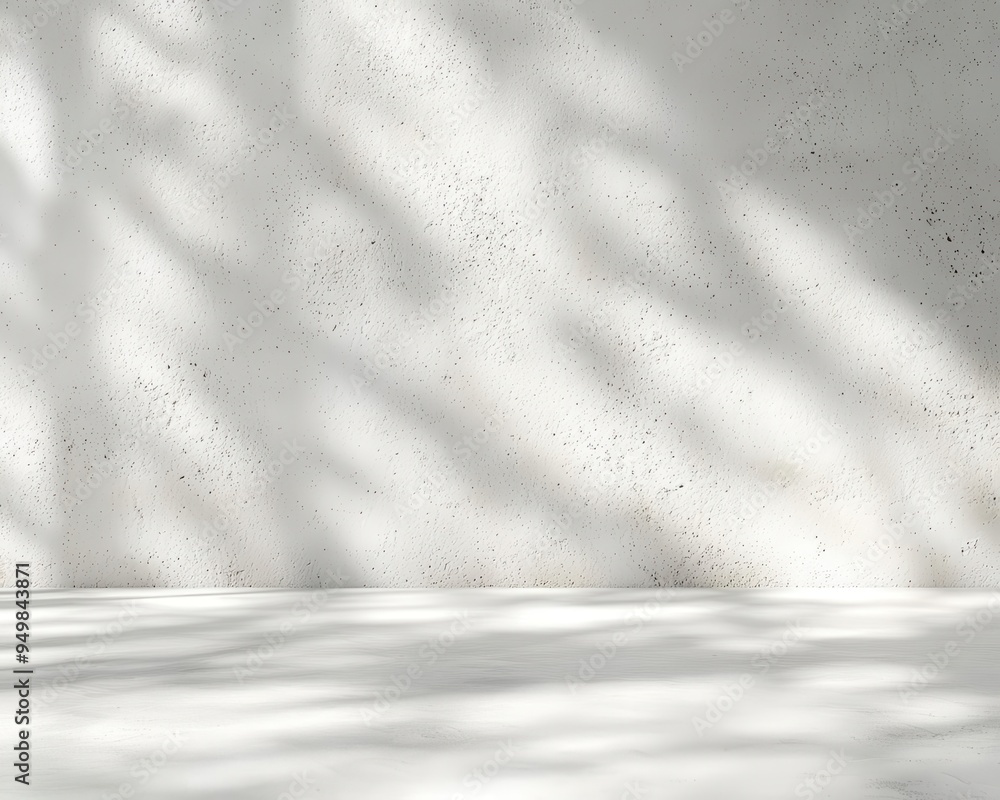 Poster smooth concrete surface with light reflections, close up photo realistic pattern background, modern 