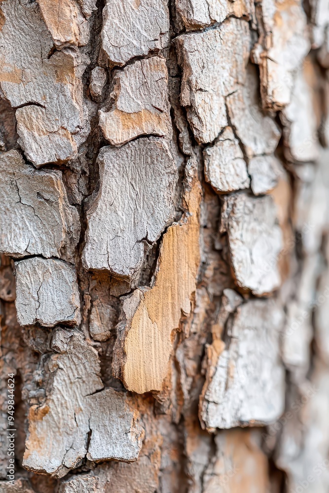 Poster rough tree bark texture, macro shot, forest elements create a stunning visual display in the natural