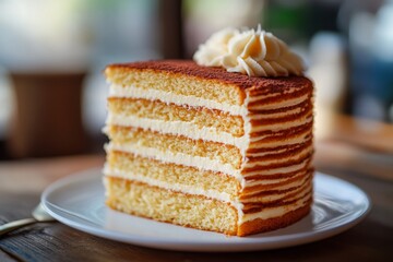 Thousand Layer Cake, A rich, layered cake made from butter and spices, popular during festive occasions