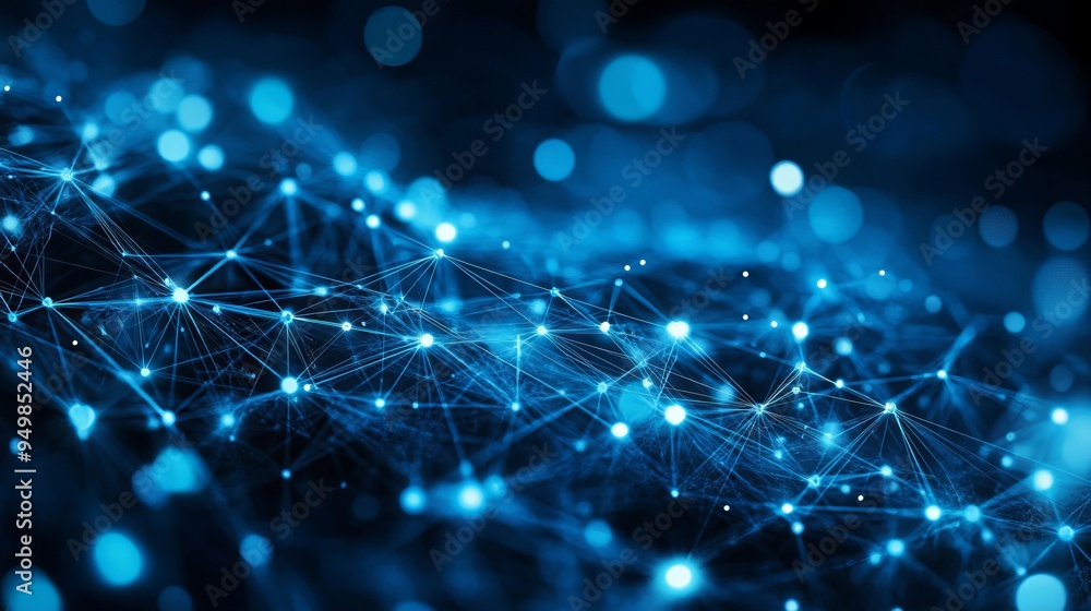 Poster minimal networking technology background big data connectivity software development wallpaper