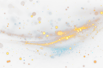 golden bokeh light transparent overlay background, 