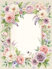 roses frame