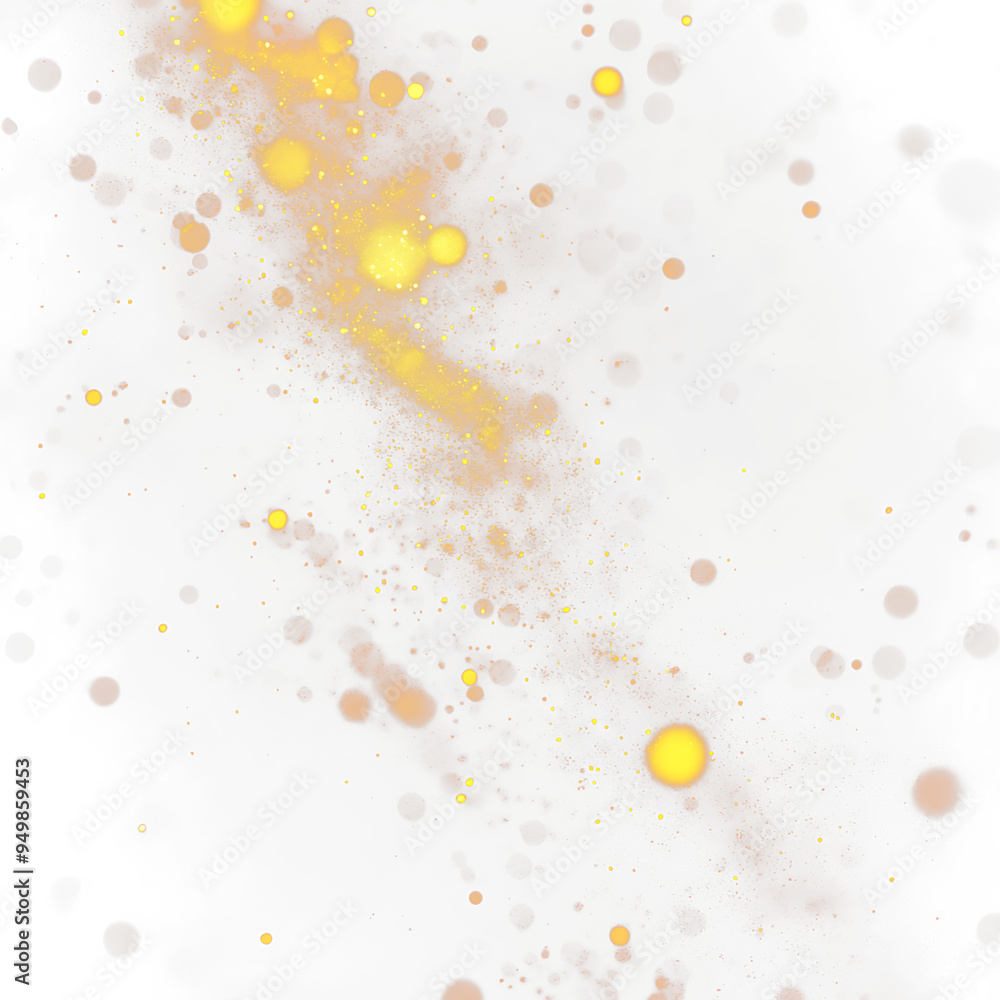 Poster golden bokeh light transparent overlay background, Golden Bokeh Light on Transparent Overlay Background