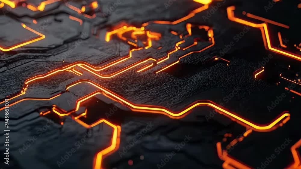 Poster abstract digital dot line particle data background connecting technology concept