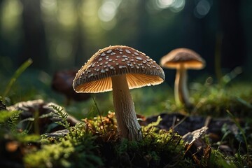 Fototapeta premium mushroom in the forest