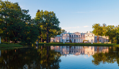 Chinese Palace in Oranienbaum Park, Russia.