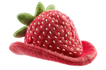 Strawberry Hat Isolated