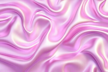 Obraz premium Elegant pink satin fabric texture with luxurious silk waves