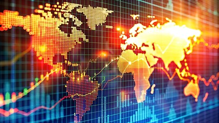 Obraz premium Create a heatmap visualizing stock price fluctuations over time