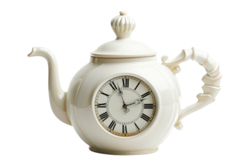 Vintage Clock Teapot
