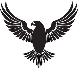 Fototapeta premium eagle with wings vector