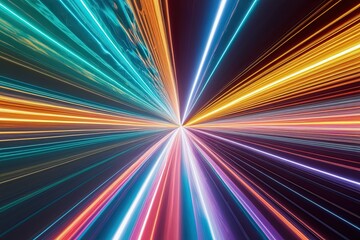 Vibrant Light Flow Abstract Wallpaper Trend Featuring Dreamy Caustics