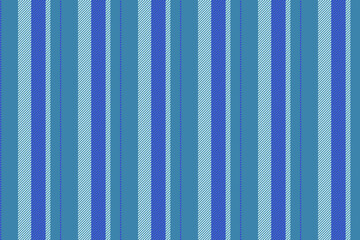 Fibre fabric background vertical, short pattern texture stripe. Direct textile vector lines seamless in cyan and light colors.