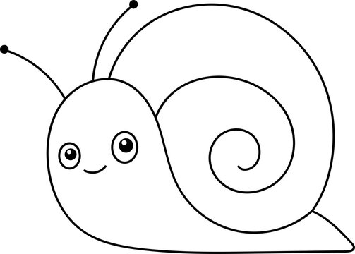 recommend clip art: Cute snail clipart design illustration