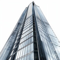 Obraz premium modern office building on the white background 