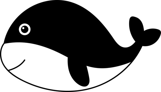 recommend clip art: Cute whale clipart design illustration